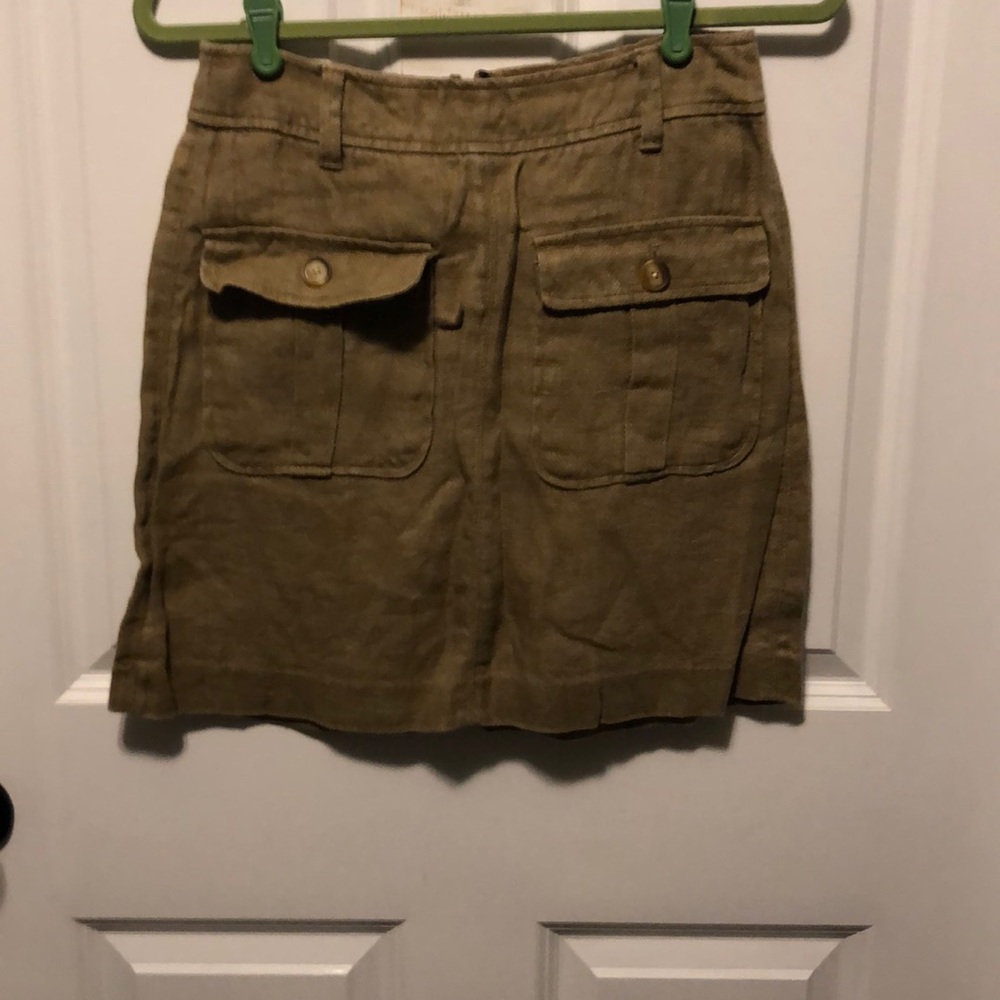 Dark tan skirt